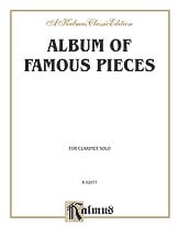 ALBUM OF FAMOUS PIECES CLARINET cover